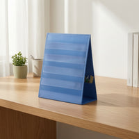 Double-Sided Pocket Chart Freestanding Tabletop Pocket Chart Foldable Holder for Teachers, Educators, Classroom, Desk, Homeschool