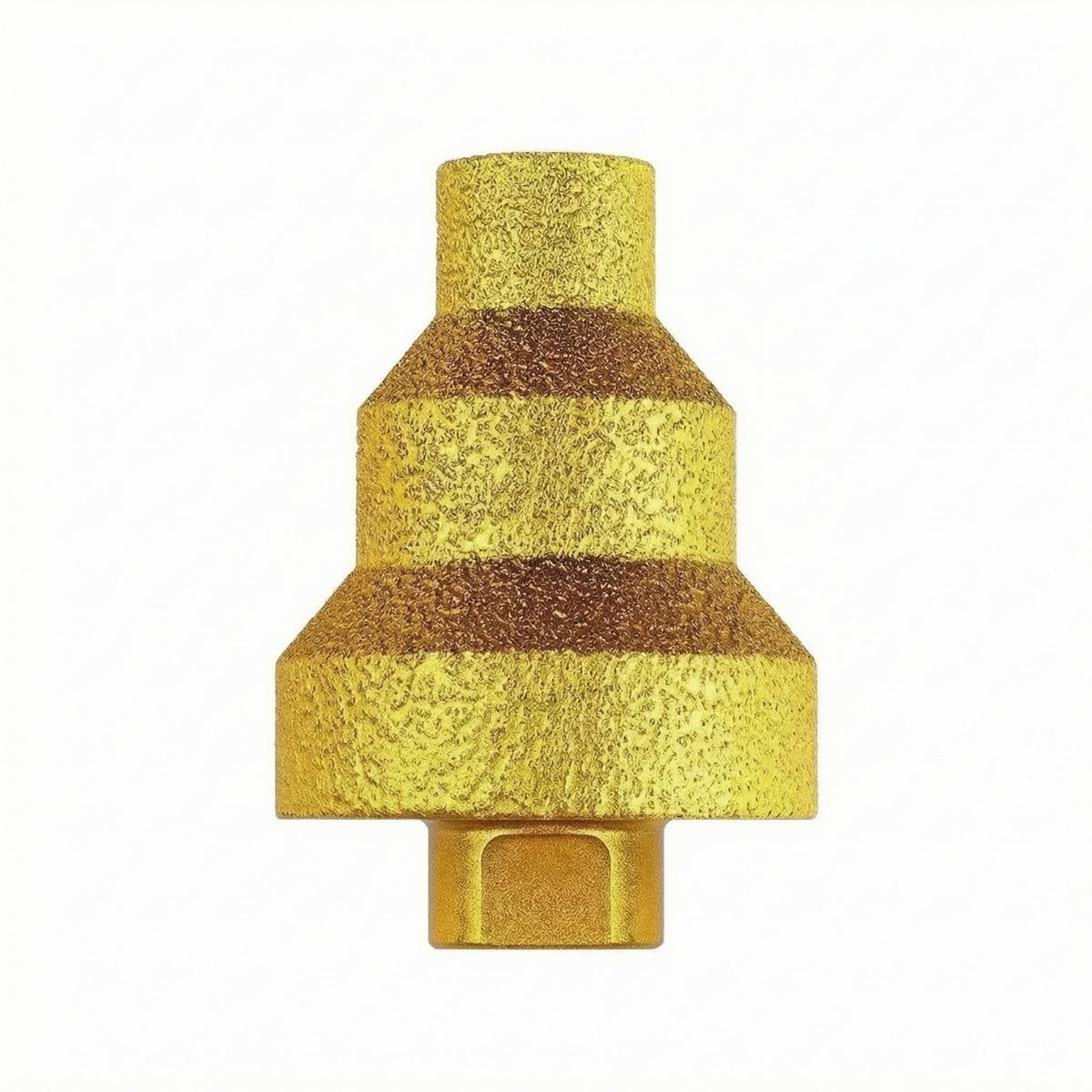 Chamfering Diamond Step Drill Bit Abrasive Stepped Cone Drill Bit Wear-Resistant Tapered Reamer Gold-Colored