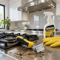 Grease Easy to Use Cleaning Tool Strong Grip Handle for Range Hood