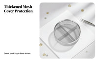 Stainless Steel Watch Washing Basket Easy to Clean Watch Parts Cleaning Basket Divided Parts Cleaning Tray Secure Lid