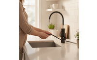 Instant Tankless Water Heater Faucet Gooseneck Faucet with Digital Display Electric Heating Tap Deck Mounted for Homeowners