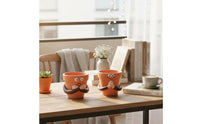 2 Pieces Cartoon Face Flower Pot Set Decorative Ornament Cute Character Planter Pair Small Resin Pot Set for Windowsill, Office