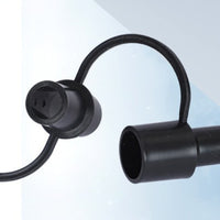 Corrugated Hose Manual Air Pump Two Nozzle Adapters Hand Pump Inflator Top Handle Mini Inflator Stable Base