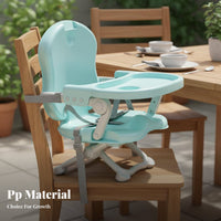 Foldable Infant High Chair Multi-Functional Portable High Chair Lightweight Foldable Dining Booster for Young Children, Infants, Outdoor, Home