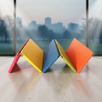 Foldable Folding Tumbling Mat Thick Padded Rainbow Kids Mat Easy to Stow-Away Eco-Friendly for Toddlers, Infants, Playroom, Daycare