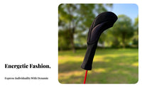 Simple Design Golf Club Headcover Universal Fit Driver Wood Hybrid Cover Interchangeable Number Label for Golfers, Men, Driving Range