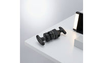Swivel Clamp with V-Grooves Adjustable Camera Accessory Clamp Compact Mount for Photographers, Videographers, Studio, on-Location Rigging