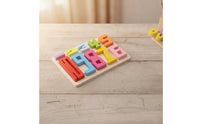 Counting Numeral Puzzle Board Matching Number Puzzle Stacking Educational Toy Learning for Toddlers, Playroom
