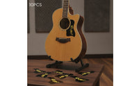 10 Pieces Guitar Pickguard Decorative Acoustic Guitar Pickguard Replacement Pick Guard for Students