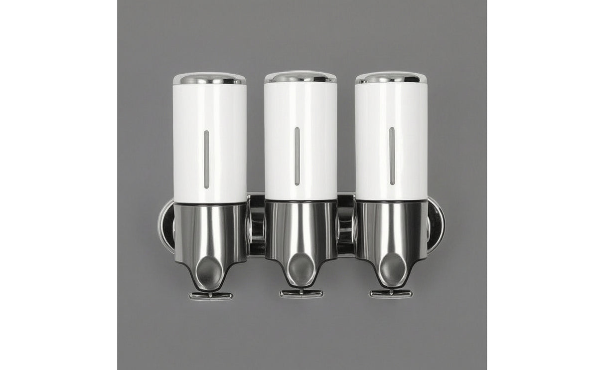 Wall-Mounted Manual Stainless Steel Soap Dispenser for Hotels