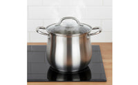 Large Stainless Steel Soup Pot Thickened Construction Stainless Steel Stock Pot Large Stockpot with Lid Even Heat Distribution