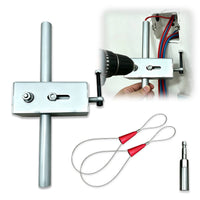 Wire Threader with Sleeve Handheld Electrical Wire Threader Straight High Strength for Electricians, Conduit Installation