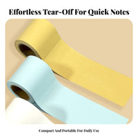 Y Note Effortless Tear to Tear Note Paper Roll Removes Cleanly Memo Tape for Students, Teachers, School, Learning, Desk Organization