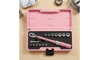 2.5-30 Nm Cycle Tension Wrench Set 1/4-Inch Tension Wrench Set Ratchet-Style Bike Maintenance Tool Kit Socket Heads