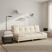 Folding Sleeper Sofa Scratch Resistant Modern Convertible Futon Waterproof Armless Futon Sofa for Small Areas, Bedroom