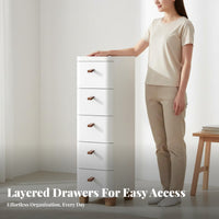 Drawer Cabinet Large Capacity Multi-Layer Storage Cabinet Thickened Material Multi-Layer Storage Chest for Students, Bedroom, Closet, Washroom