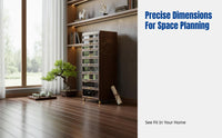 Storage Cabinet, Multi-Drawer Organizer, Wooden Display Cabinet for Jewelry, Tea Set, Dental Tools, Floor Standing