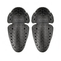 Left and Right Pair Motorcycle Knee Protectors Perforated Honeycomb Knee Pads