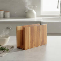 Solid Wood Book-Shaped Cutting Board Set Labeled Food Prep Board Set Proof Kitchenware Double-Sided Use for Home Cooks, Countertop