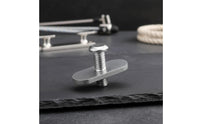 4 Pieces 304 Stainless Steel M6 T-Slot Nut Easy to Install Kayak Track Screws Wide Compatibility Kayak Track Nut and Screw No Drilling Required for Boating