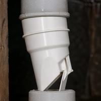 110mm PVC Pipe Built-in Backflow Preventer for Sewer Drain Odor and Pest Control