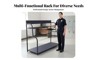 Security Equipment Stand Comprehensive Storage Riot Gear Rack Multi-Functional Design Police Gear Rack for First Responders, Guard Post, School
