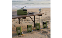 High Sensitivity 4+1 Fishing Alarm Receiver Set Easy Operation Wireless Fishing Nibble Alarm Set for Carp Fishermen, Anglers