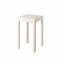 Thickened Construction Stackable Square Stool Space-Saving Stackable PFinalic Stool Minimalist design Household Furniture Reinforced strength for Families, Office Workers, Dining Room, Kitchen, Bathroom, Classroom