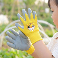 Kids Gardening Gloves with creature-themed patterns, Rubber Coated young child Gardening Gloves, Children's Gardening Gloves for Kids Work Handling