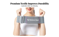 Adjustable Hip Resistance Band High Lower Body Training Band Soft on Skin Glute Activation Loop for Gym Goers, Men, Stretching, Home Workouts, Pilates