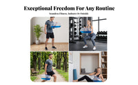 Transparent Portable Training Weight Bag Foldable Cylindrical Exercise Water Bag