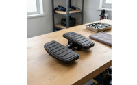 Anti-Slip Footboards with Rubber Grip Surface Wide Footboards Rectangular Floorboards Pivoting for Cruiser Riders, Motorcyclists, Highway Cruising, Motorcycle Customization