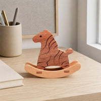 Rocking horse Aroma Diffusers Releaser Desktop Wooden Horse Scent Releaser Fragrance Ornament