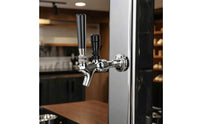 Threaded Keg Beer Faucet Polished Keg Tap with Lever Handle Compact Beer Faucet with Handle Long-Lasting for Kegerators