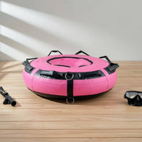 Inflatable marker with Handles Brightly Colored Freediving marker with D-Rings Visible Inflatable Dive marker for Swimming Exercises