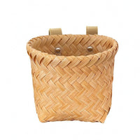 Faux Rattan Basket Metal Eyelets Kids Cycle Basket Cute Design Sturdy for Children