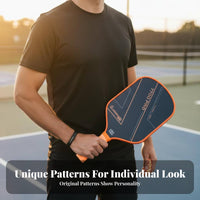 Pickleball Paddle Ergonomic Grip Carbon Fiber Pickleball Paddle Racket Sports Equipment Extended Shape USAPA Approved