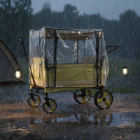 Transparent Wagon Rain Cover Windproof Wagon Rain Cover Dustproof for Outdoor