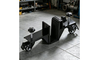 Adjustable Door Cart Thickened Panel Cart Lockable Wheels Heavy Duty Panel Roller for Installers, Carpenters, Workshop, Warehouse