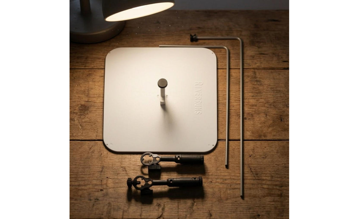 Fly Tying Background Plate Rounded Corners Fly Photography Backdrop Plate Easy to View-Craft Tool