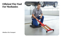 Labor-Saving Tire Heavy Duty Tire Changing Assistant Tool Sturdy for DIY Enthusiasts, Auto Technicians, Garage, Farm