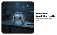 FPV Simulator Controller Gamepad-Style FPV Flight Simulator Controller Simulation Gear Textured Grip Twin Control Sticks
