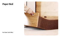 Foldable Paper Bed Multi-Functional Space-Saving Furniture Extendable Cellular Design for Students, Adults, Entryway