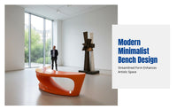 Fiberglass Bench, Modern Public Seating, Creative Art Shape, Commercial Lounge Chair