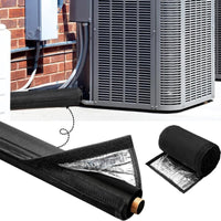 Air Conditioner Pipe Cover Weatherproof Quick Removal for Outdoor Systems