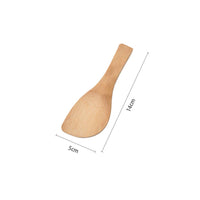 Bamboo Rice Spoon Small Bamboo Rice Scoop Utensil Mini Natural for Home Cooks, Sushi Making, Bento Prep