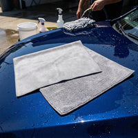 Super Absorbent Microfibre Cloth for Car Detailing, Lint Cloth and Towel, Soft Coral Fleece and Suede Synthetic, 30cm