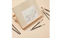 Foldable Folding Easel Board Solid Wood Tabletop Drawing Easel