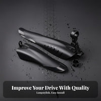 Mountain Bike Mudguard Set Flexible Material Front and Rear Bike Fenders Front and Rear Mudguards High Toughness