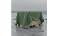 Water Resistant Rainproof Sunshade Cloth Protection Heavy-Duty Tarp All Season Use Heavy Duty Canvas Tarp Reinforced Stitching for Truckers, Farmers, Truck Bed, Camping, Construction Site, Patio